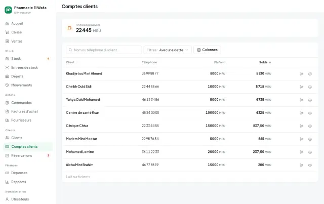 Les comptes clients : qui doit combien
