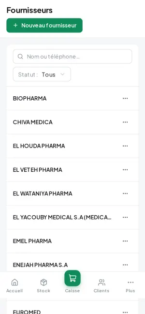 Suppliers